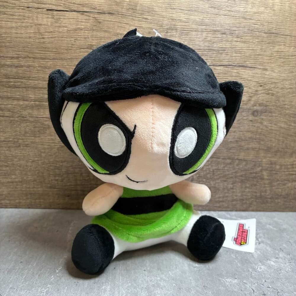 NWT Kidrobot The Powerpuff Girls Buttercup Phunny Plush GREEN